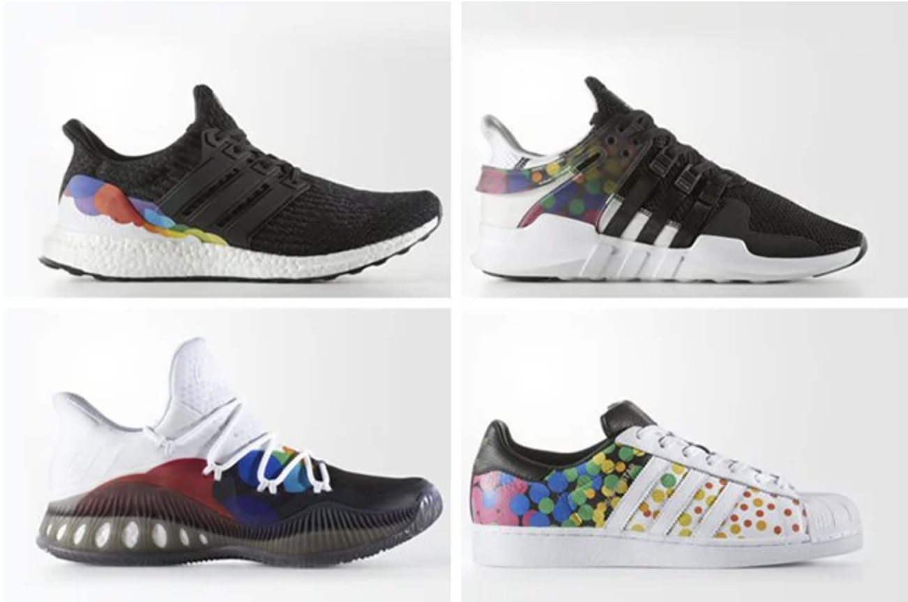 gay pride shoes adidas